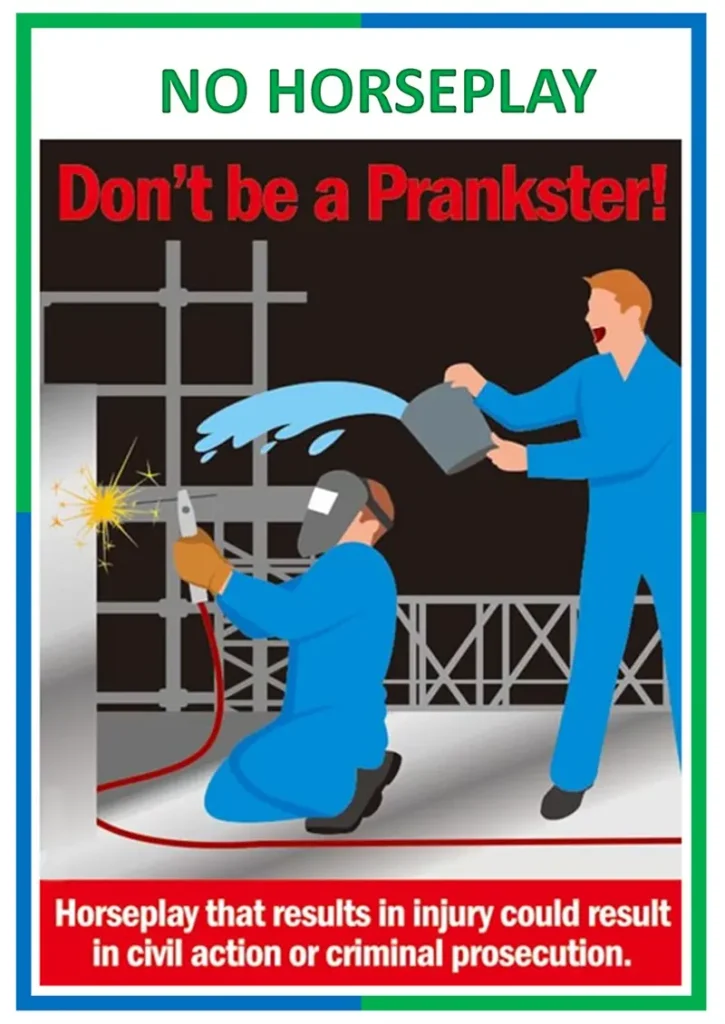 Industrial safety poster