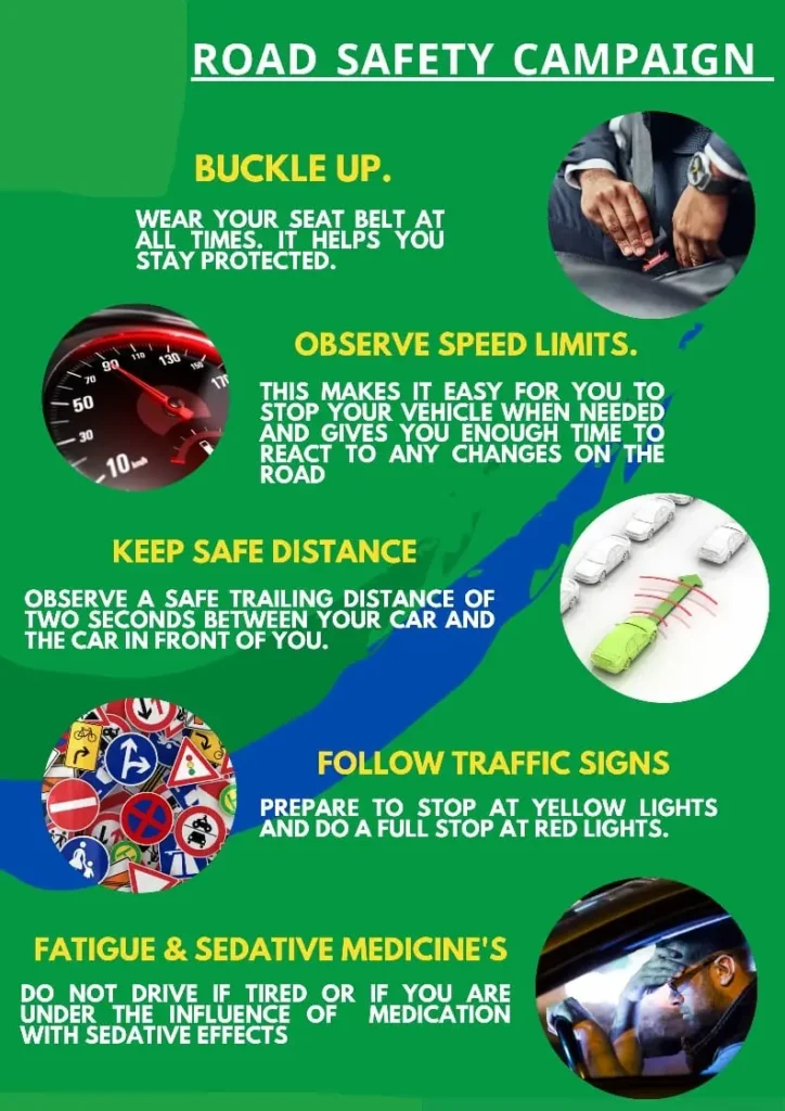 road safety poster