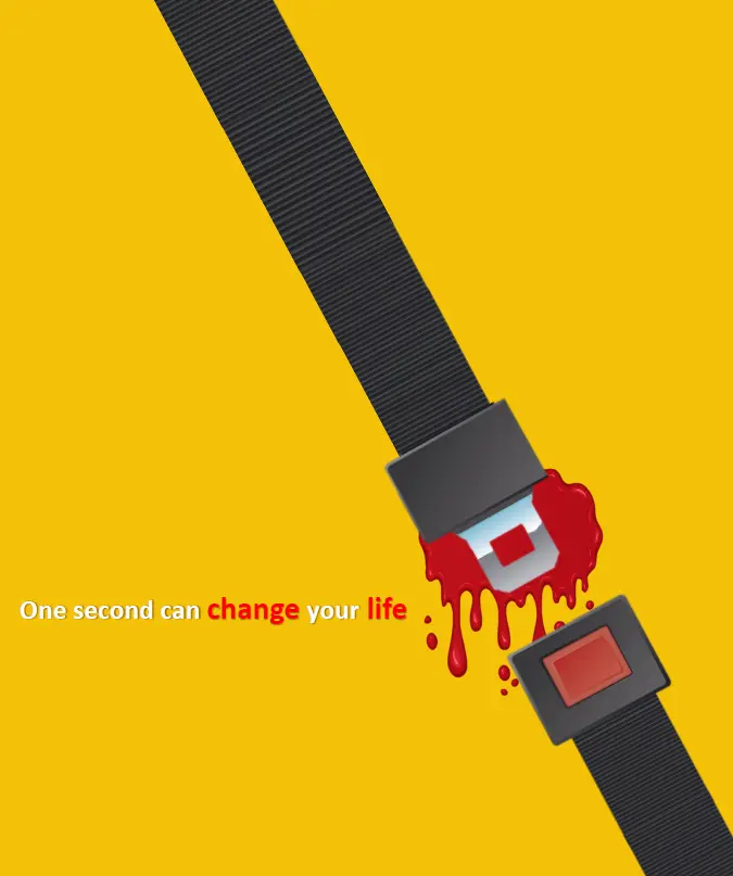 seat belt poster