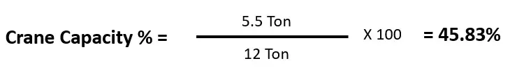 Lifting plan formula